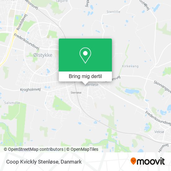 Coop Kvickly Stenløse kort