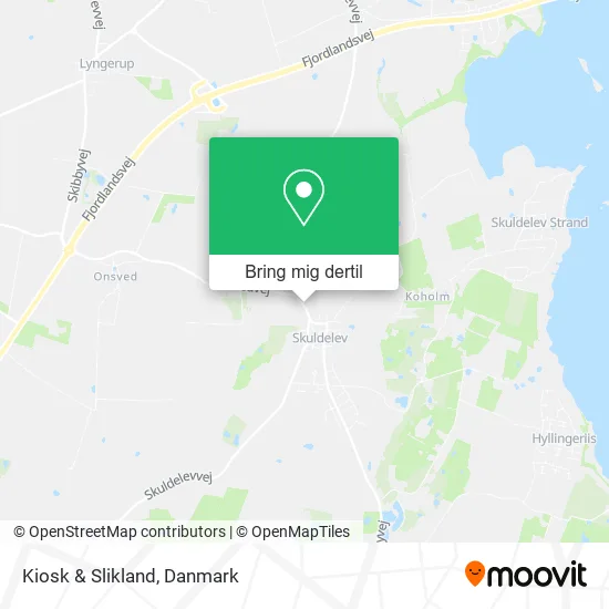 Kiosk & Slikland kort