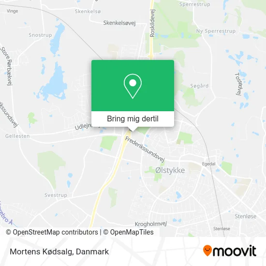 Mortens Kødsalg kort