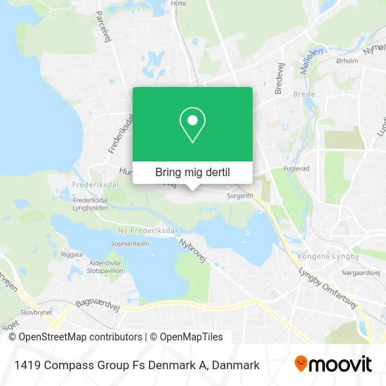 1419 Compass Group Fs Denmark A kort