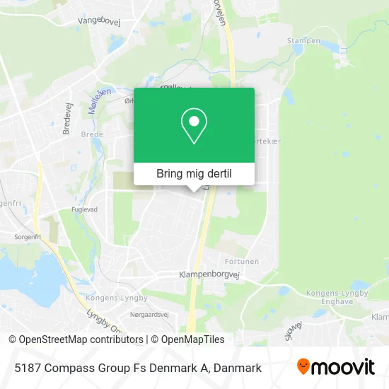 5187 Compass Group Fs Denmark A kort