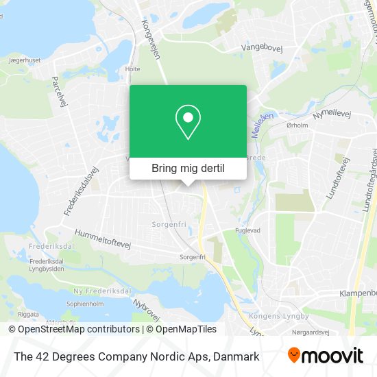 The 42 Degrees Company Nordic Aps kort