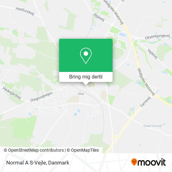 Normal A S-Vejle kort