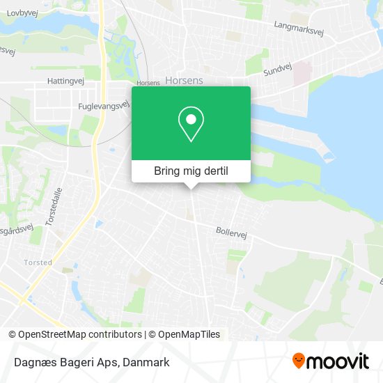 Dagnæs Bageri Aps kort