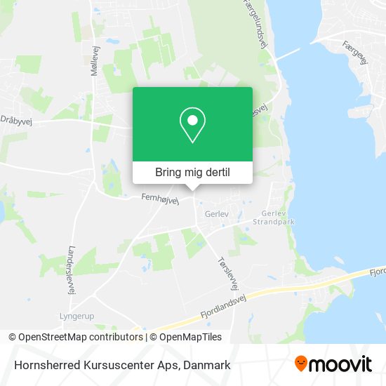 Hornsherred Kursuscenter Aps kort