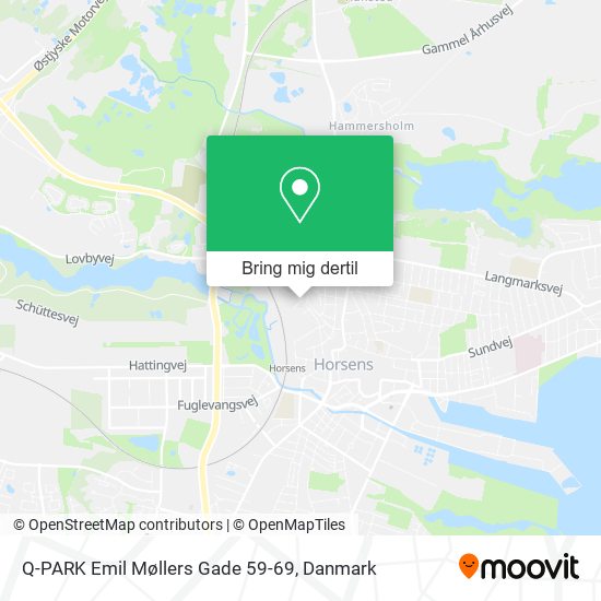 Q-PARK Emil Møllers Gade 59-69 kort