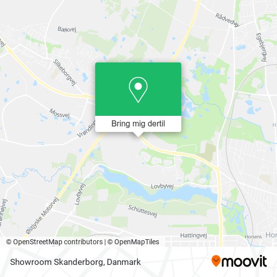 Showroom Skanderborg kort
