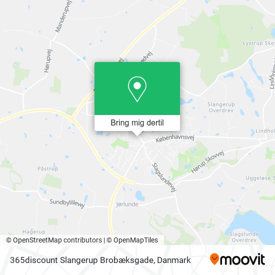 365discount Slangerup Brobæksgade kort