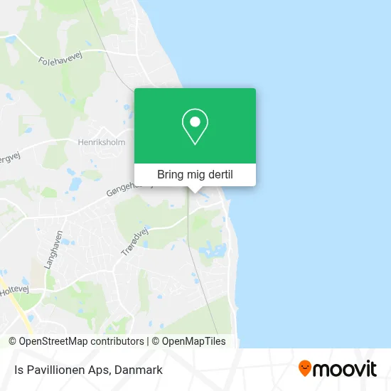 Is Pavillionen Aps kort