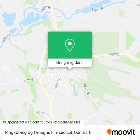 Ringkøbing og Omegns Firmaidræt kort