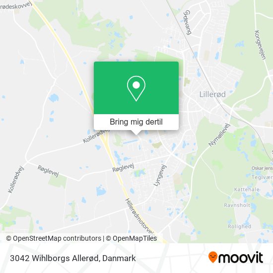 3042 Wihlborgs Allerød kort