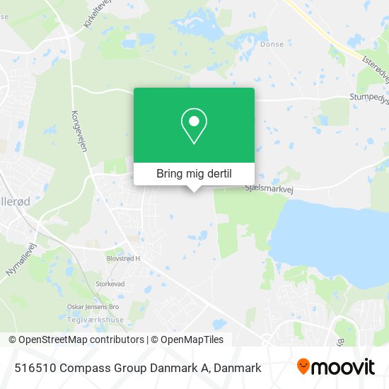 516510 Compass Group Danmark A kort