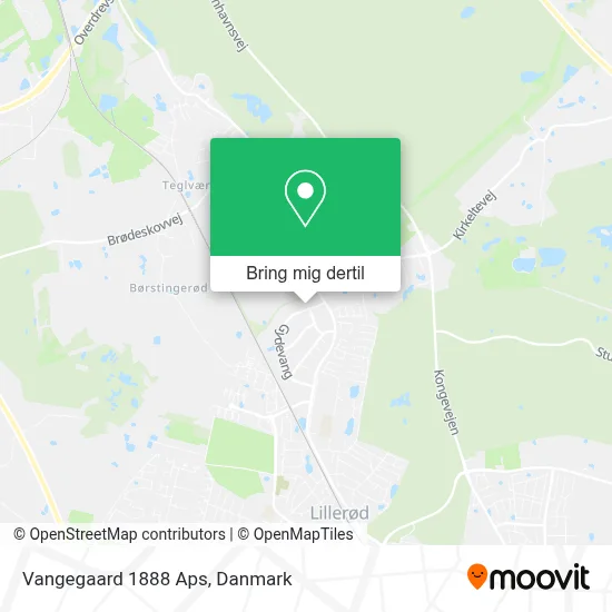 Vangegaard 1888 Aps kort