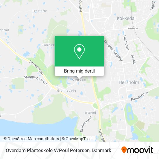 Overdam Planteskole V / Poul Petersen kort
