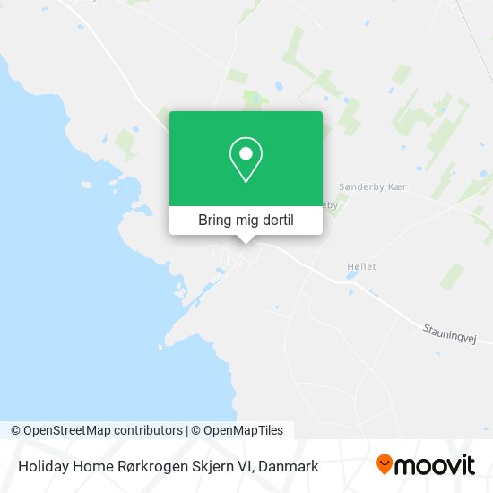 Holiday Home Rørkrogen Skjern VI kort
