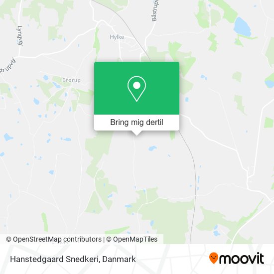 Hanstedgaard Snedkeri kort