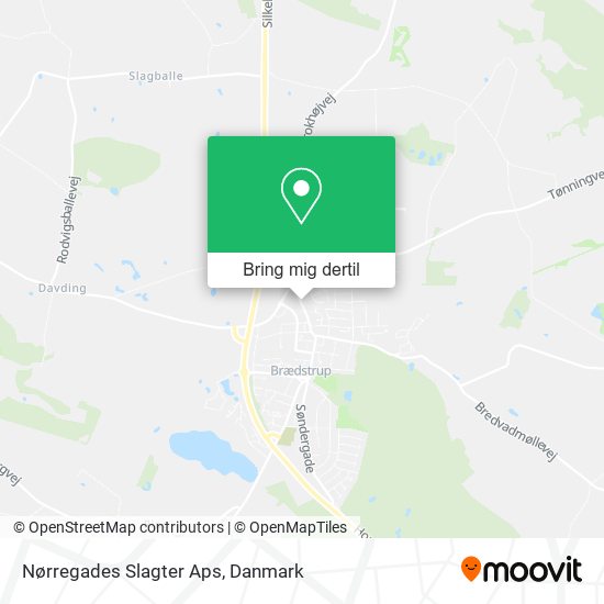 Nørregades Slagter Aps kort