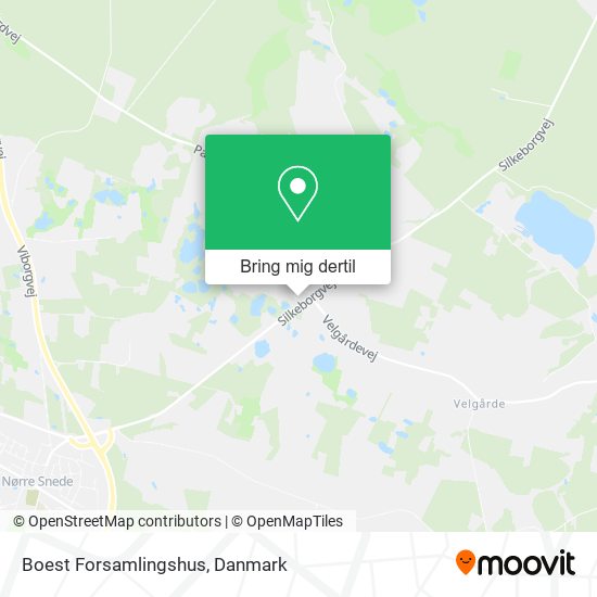 Boest Forsamlingshus kort