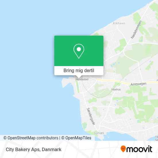 City Bakery Aps kort