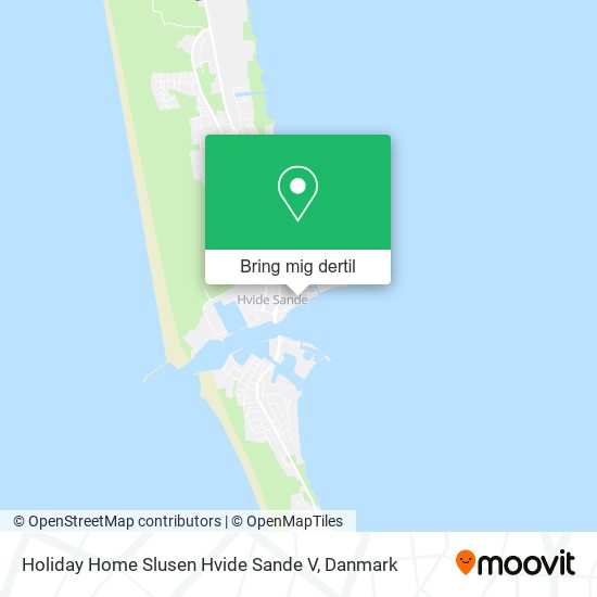 Holiday Home Slusen Hvide Sande V kort