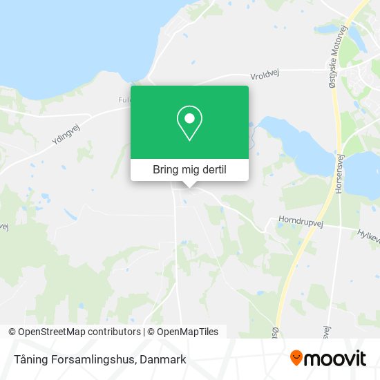 Tåning Forsamlingshus kort