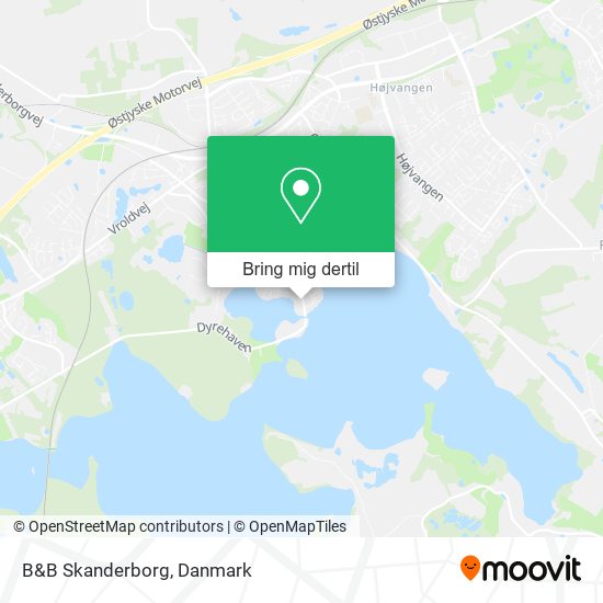 B&B Skanderborg kort