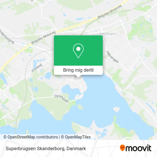 Superbrugsen Skanderborg kort