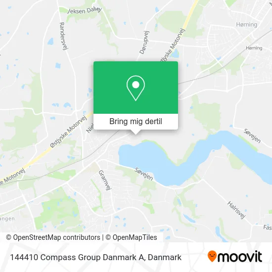144410 Compass Group Danmark A kort