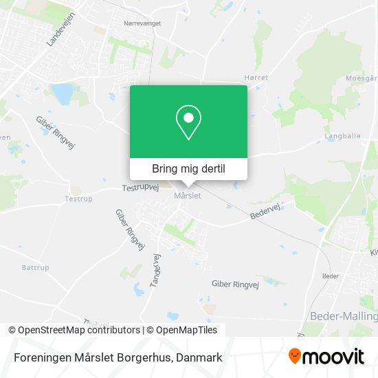 Foreningen Mårslet Borgerhus kort