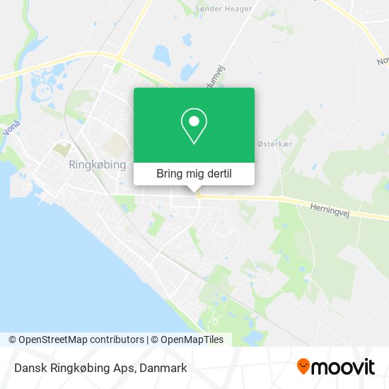 Dansk Ringkøbing Aps kort