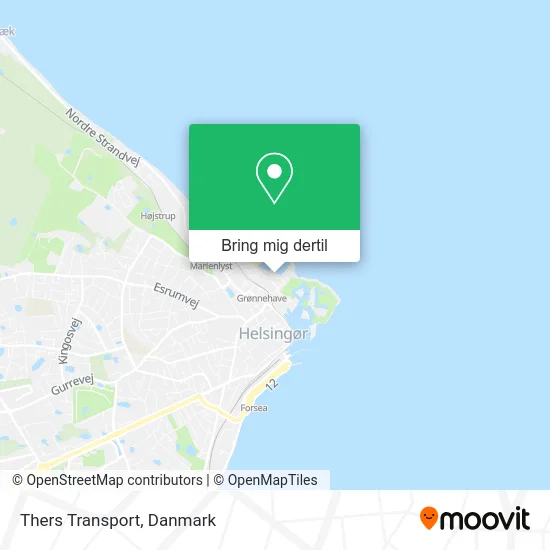 Thers Transport kort