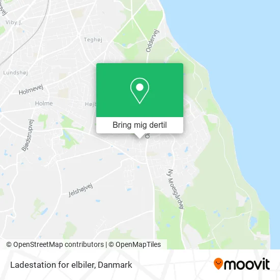 Ladestation for elbiler kort