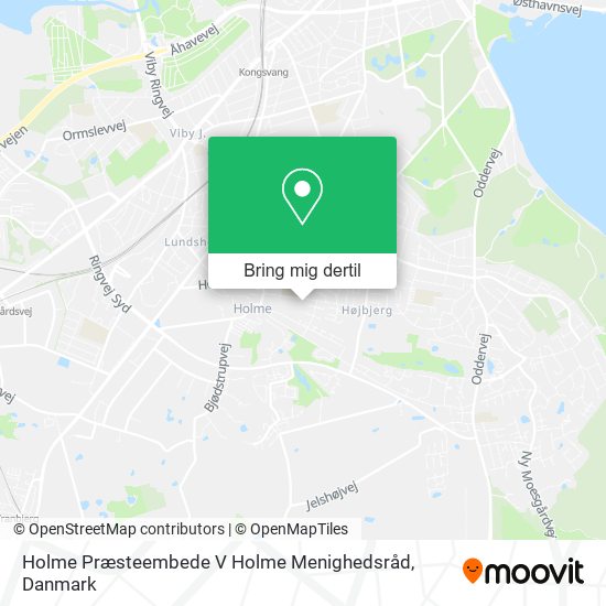 Holme Præsteembede V Holme Menighedsråd kort