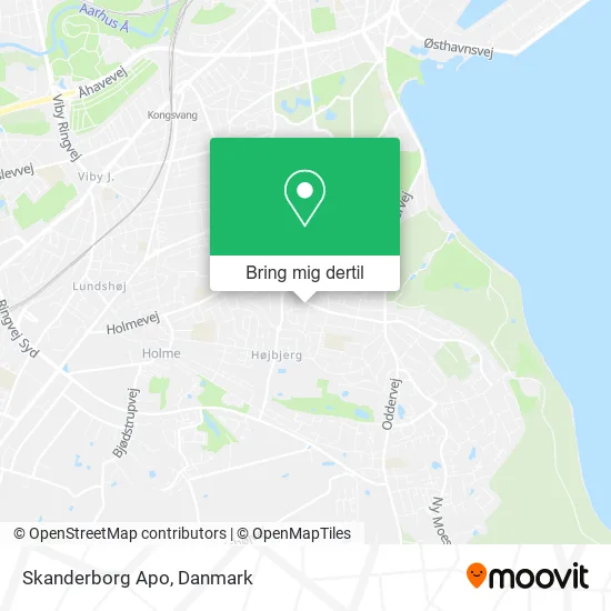 Skanderborg Apo kort