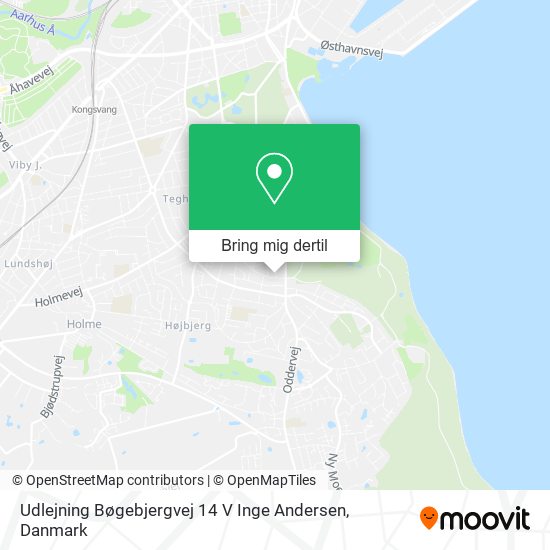 Udlejning Bøgebjergvej 14 V Inge Andersen kort