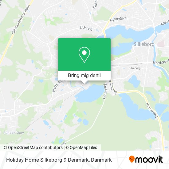 Holiday Home Silkeborg 9 Denmark kort