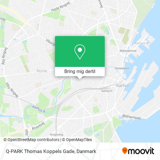 Q-PARK Thomas Koppels Gade kort