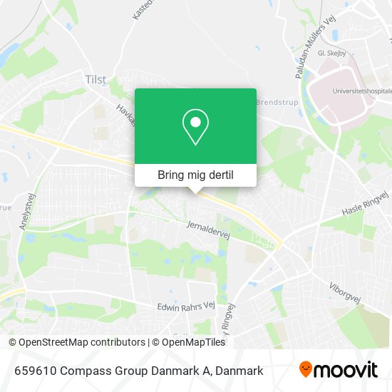 659610 Compass Group Danmark A kort