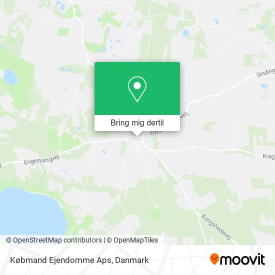 Købmand Ejendomme Aps kort