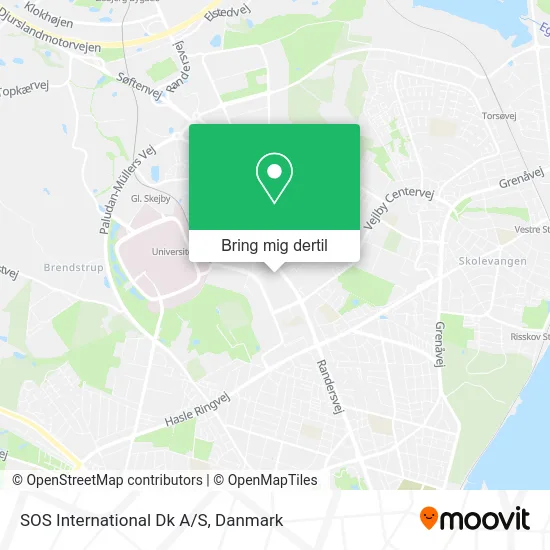 SOS International Dk A/S kort