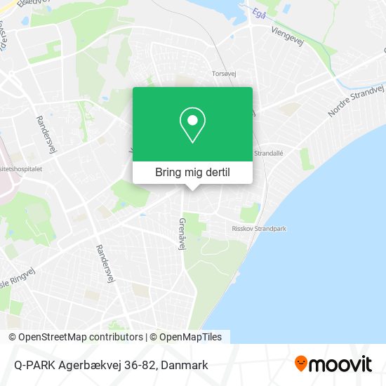 Q-PARK Agerbækvej 36-82 kort