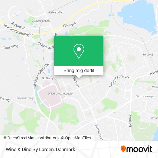 Wine & Dine By Larsen kort