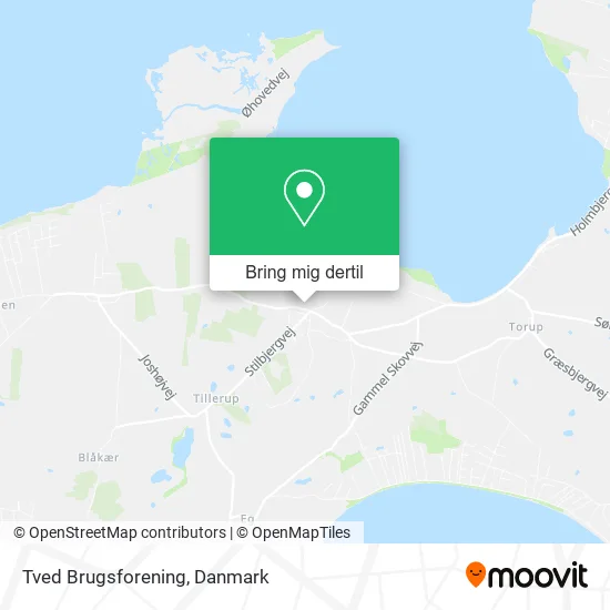 Tved Brugsforening kort