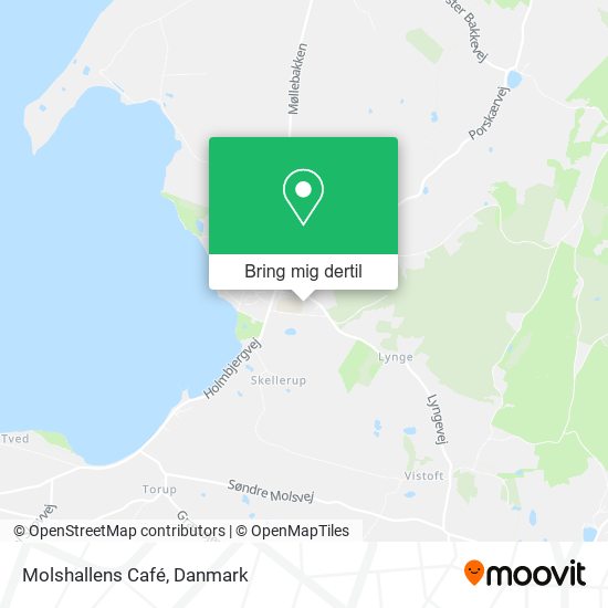 Molshallens Café kort