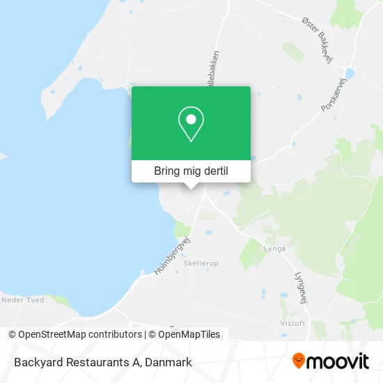 Backyard Restaurants A kort