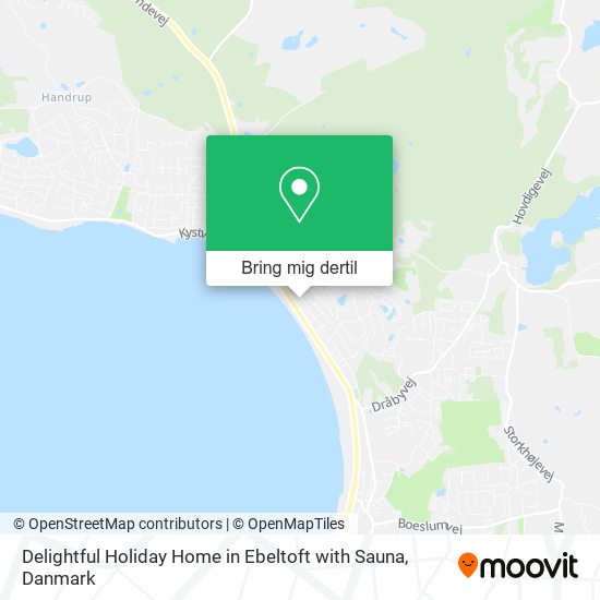 Delightful Holiday Home in Ebeltoft with Sauna kort