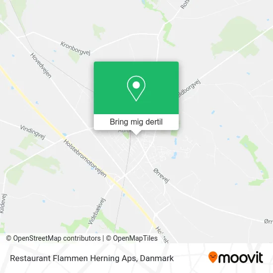 Restaurant Flammen Herning Aps kort