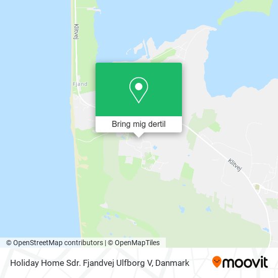 Holiday Home Sdr. Fjandvej Ulfborg V kort