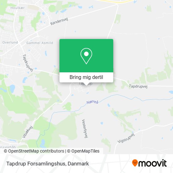 Tapdrup Forsamlingshus kort