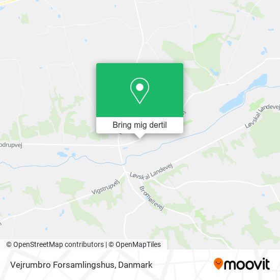 Vejrumbro Forsamlingshus kort